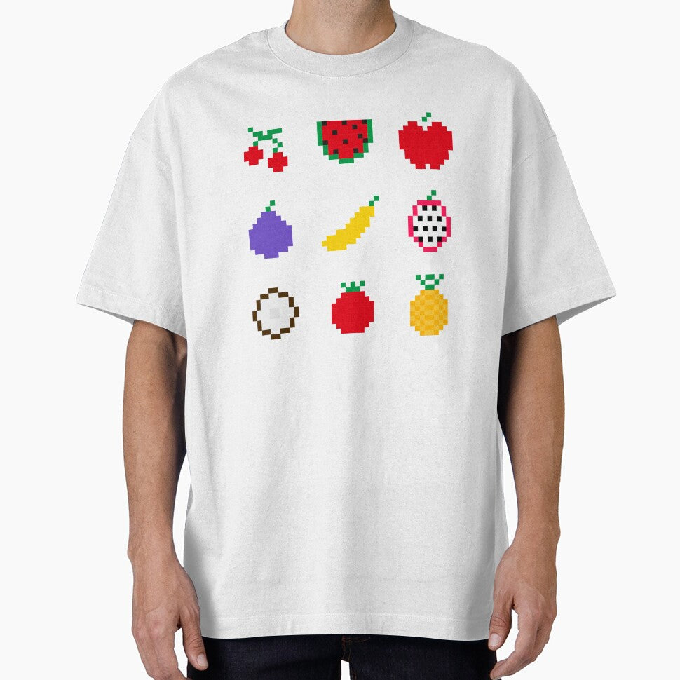 Pixel art fruit pattern by Gabriele Marcucci