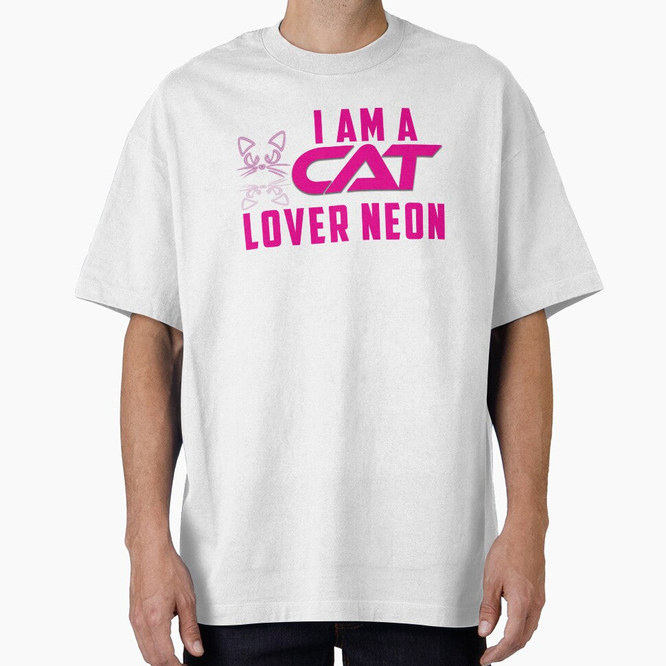 I am A Cat Lover Neon by faicalart
