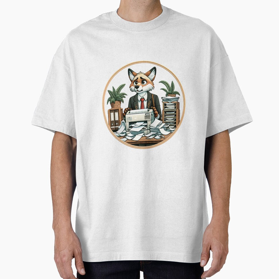 Office Fox Chaos - Corporate Jungle Animal Humor by #Adulting Central