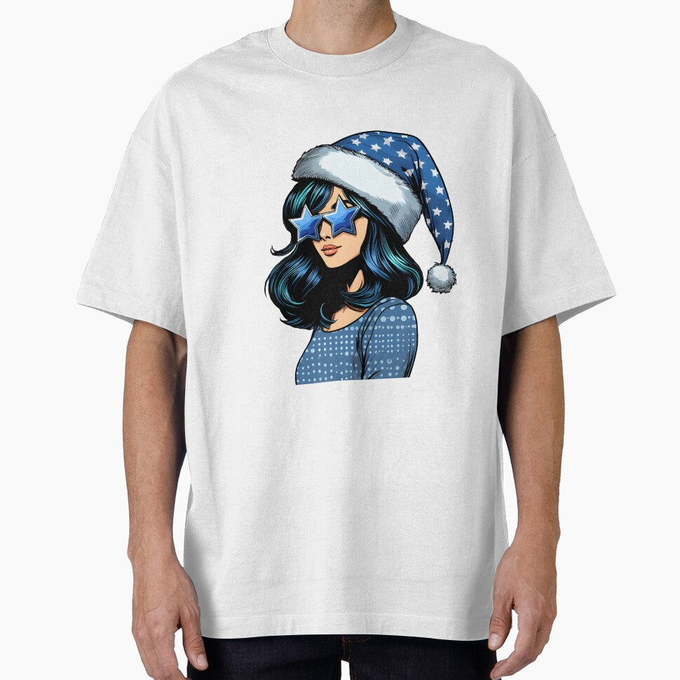 Pop art Christmas girl by AnetArtStore