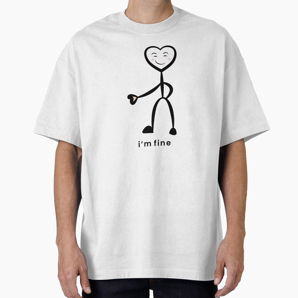 Winsky I’m Fine – Calm Smile Heart (Lower Text Edition) by LluviaStudio