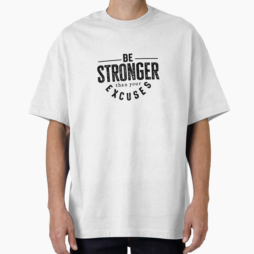Be Stronger Than Your Excuses – Motivational Typography Design by Mavriboy