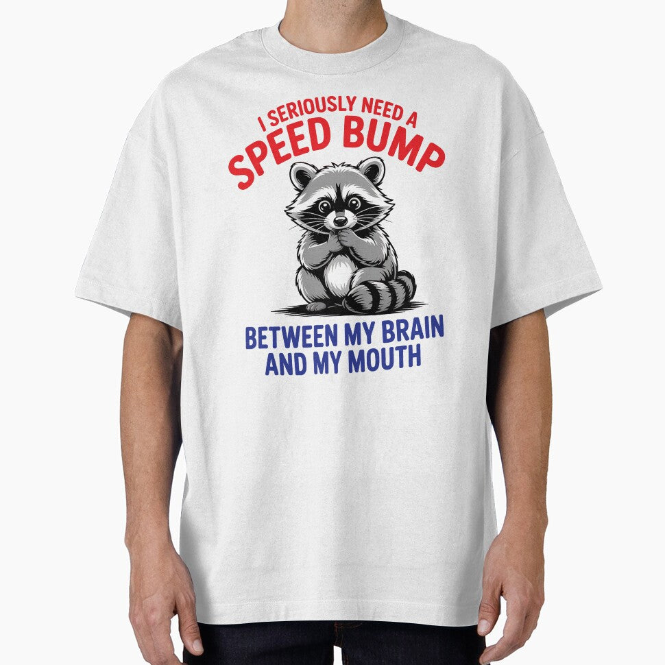 Speed Bump Racoon by CharlottePlaceArt