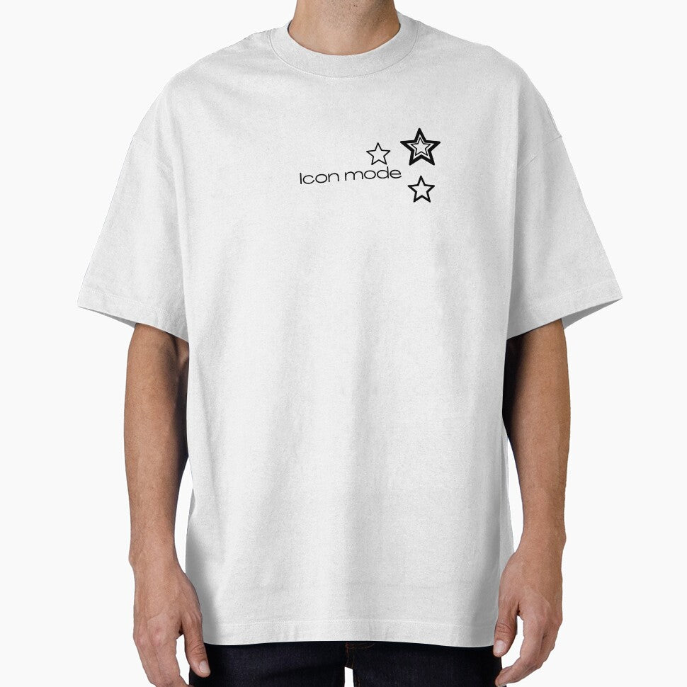 Icon Mode Y2K Stars • Retro Graphic Tee & Aesthetic Sticker by PenseeVagabonde