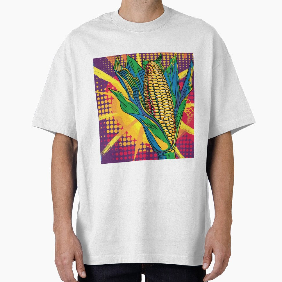 Corn Cob Pop Art 4 by AstroRisq