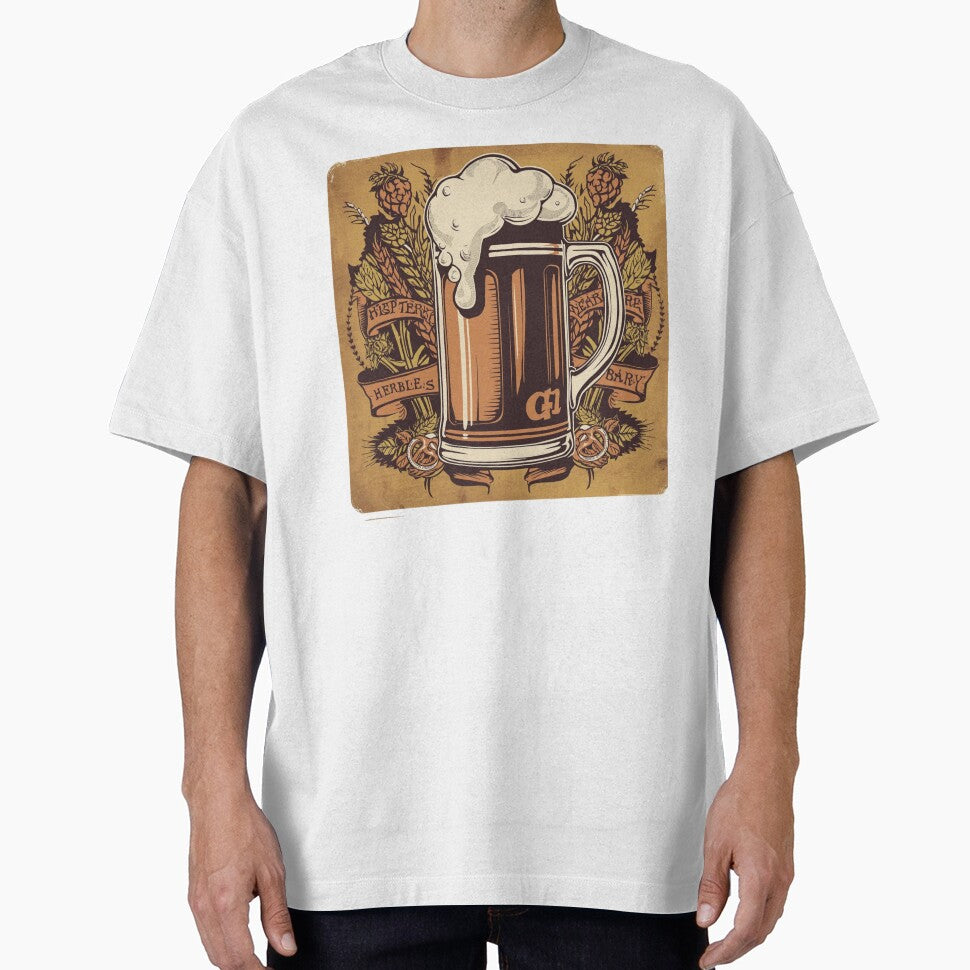 Craft Beer Mug – Bold Vintage Engraving Style Poster by VintageTips