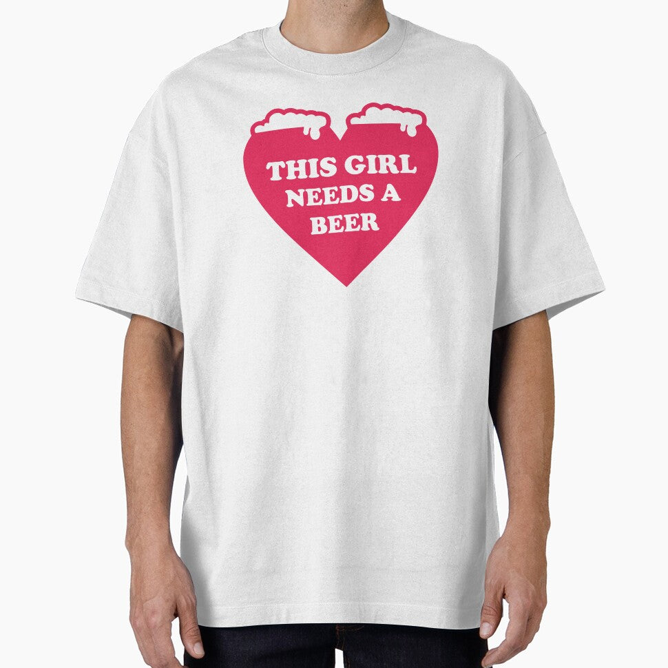 This Girl Needs A Beer - Good Beer Drinker - Beer Break - Native Drunk Beer is made by men wine by god - Beer Lover - Beer Fanatic - Beer is Life by mellinnshirts