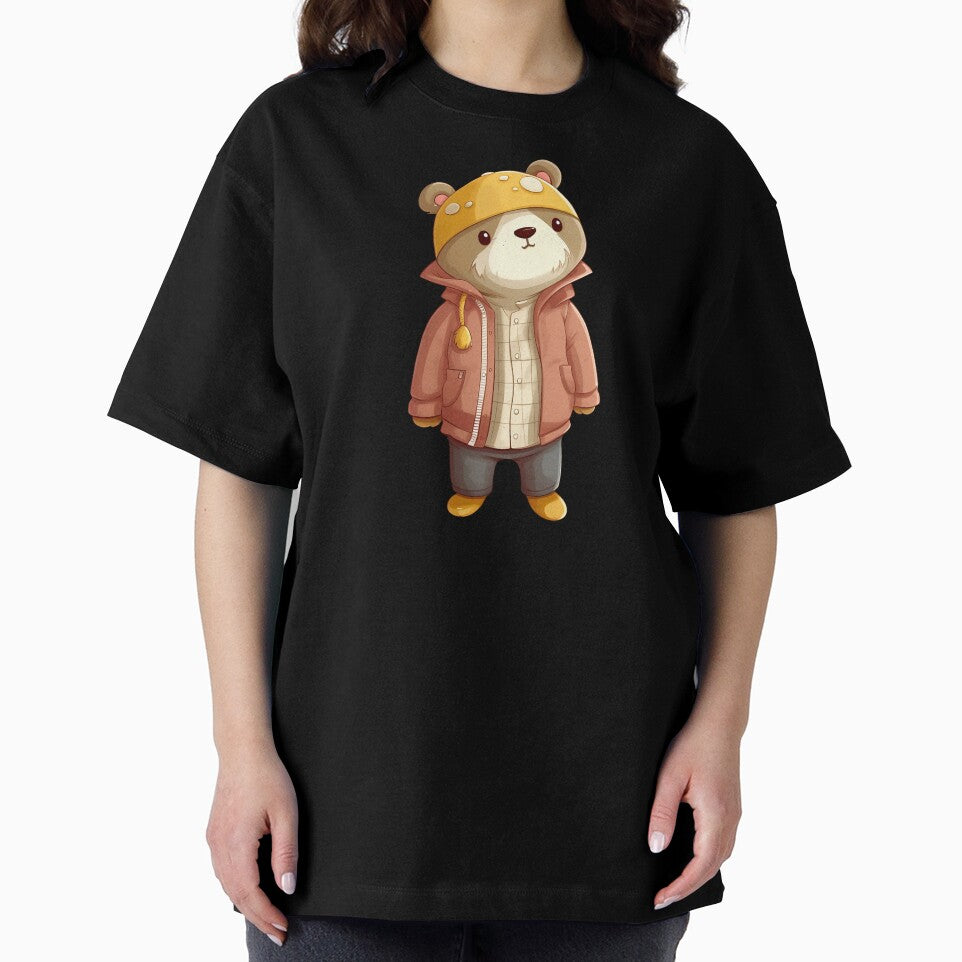 A cute teddy bear wearing street fashion by AestheticsArt81
