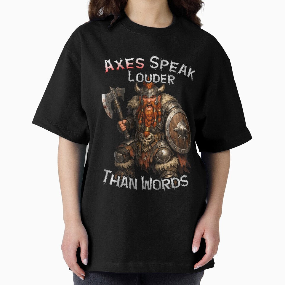 Axes Speak Louder Than Words  Dwarven Warrior by SHHCreations