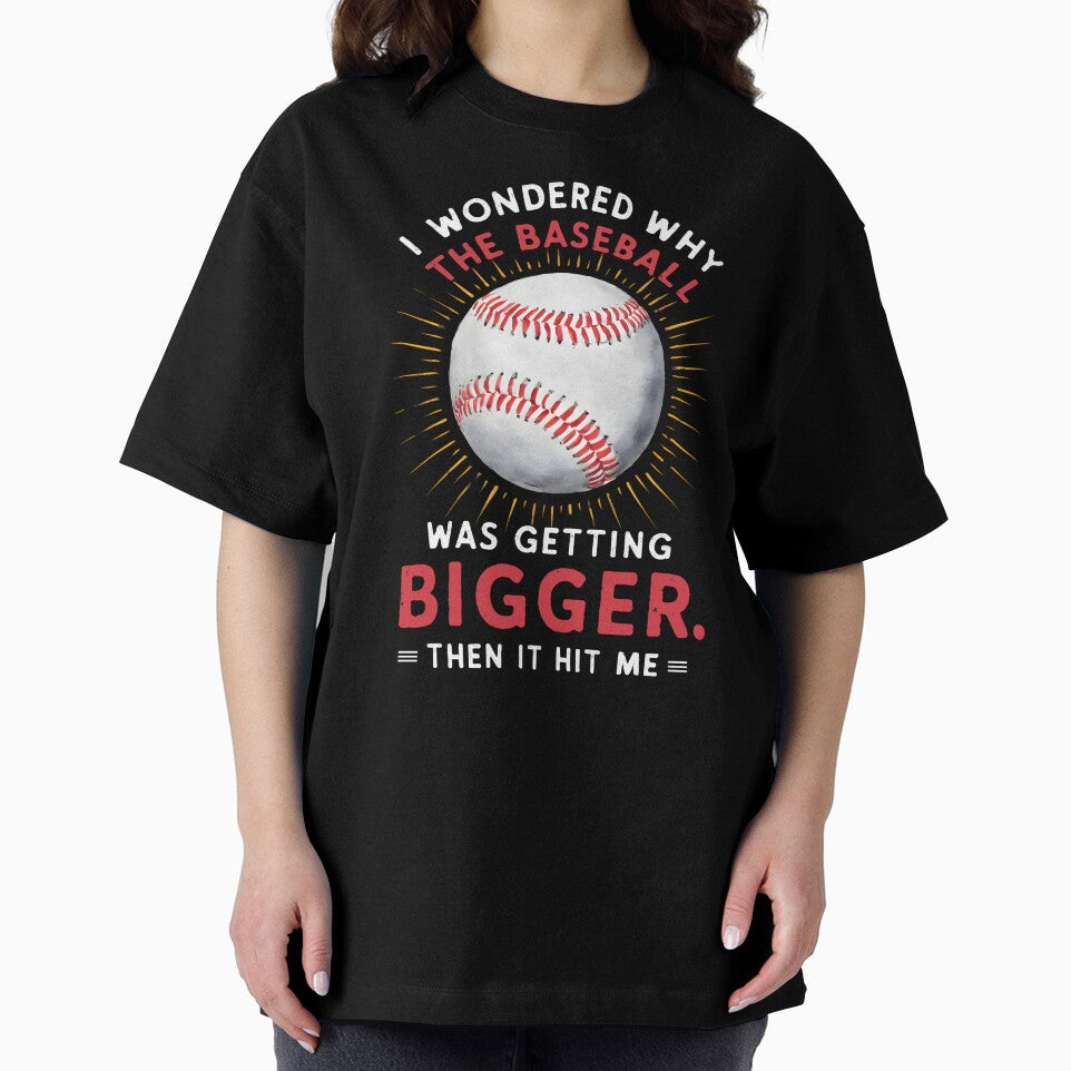 Baseball Dad Joke In Bold White Red Letters by ILOVEART247