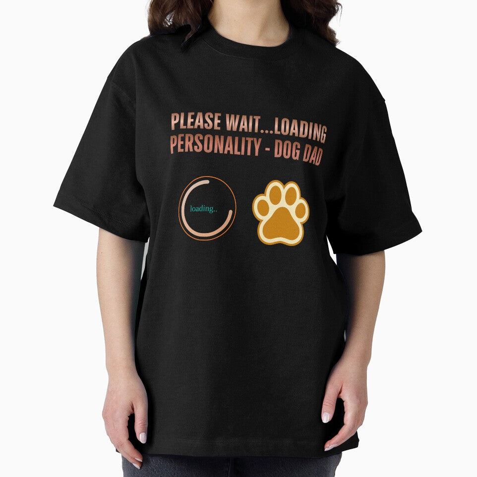 Dog Dad Loading Personality Funny Dog Lover Paw Design. by LunaPrintCo