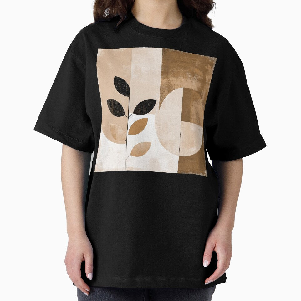 Boho Geometric Abstract Shapes In Rich Sepia-Tones by DEC02