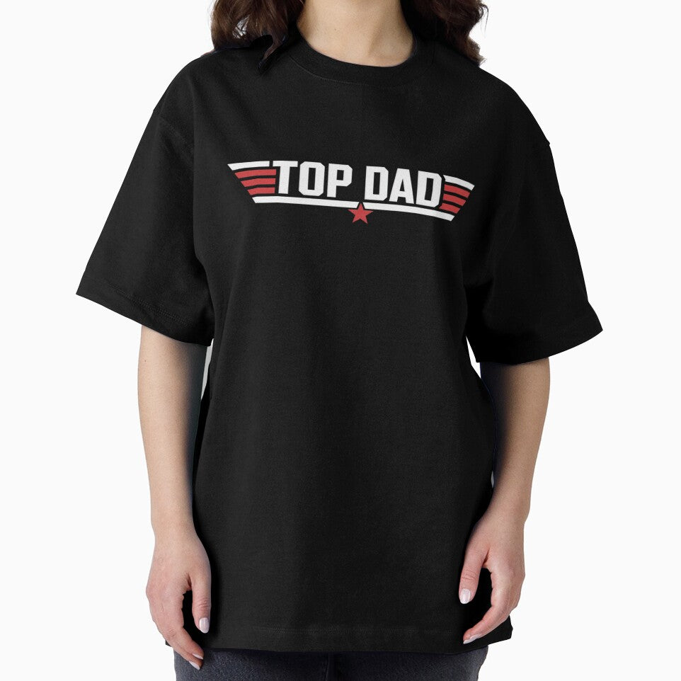 Top Dad Funny Cool 80s 1980s Father Father's Day by khorbiasieno