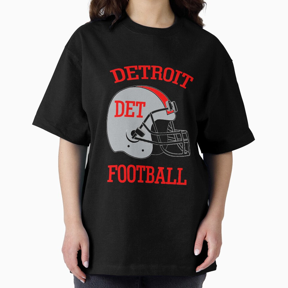 Detroit Football T-Shirt for Men and Women by AllStarMerch