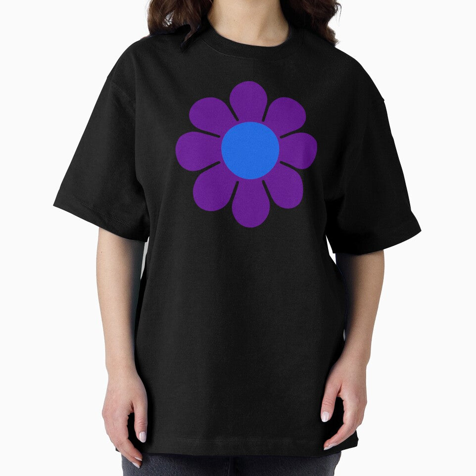 Purple Blue Hippie Flower by hilda74