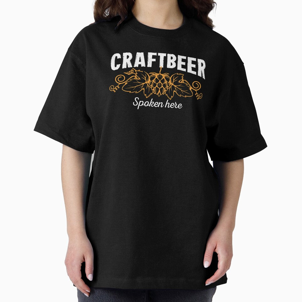 Beer Lover Craft Beer Spoken here Birthday Gift Idea by haselshirt