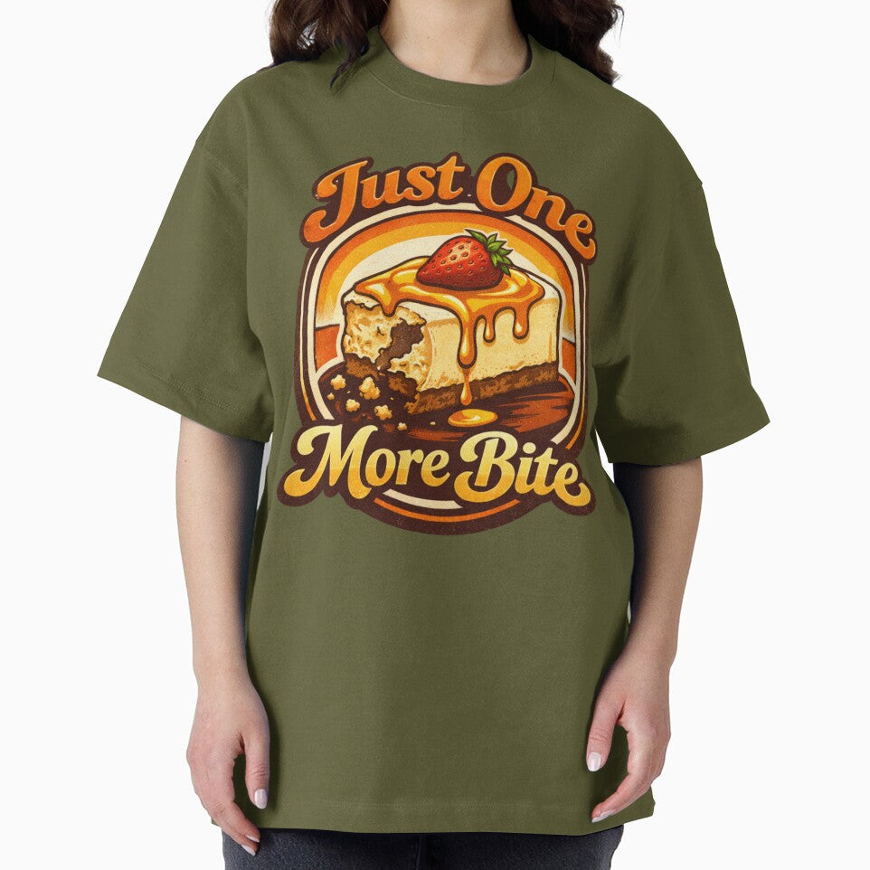 Just One More Bite – Funny Food Lover Snack Humor Design by rushaib