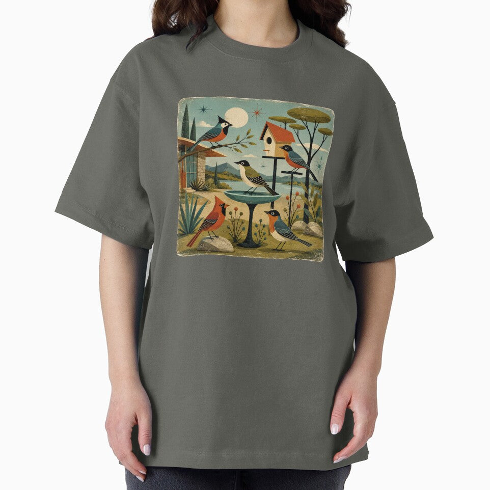 Mid-Century modern birds. by Moon Hollow Outfitters