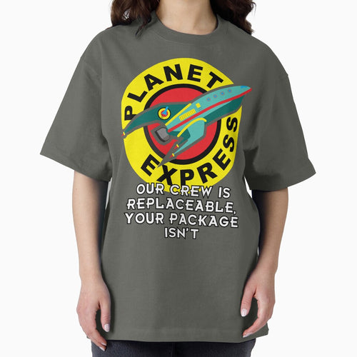 "Our Crew Is Replaceable, Your Package Isn’t" Shirt – Futuristic Space Delivery Parody Tee by Retro-Realm