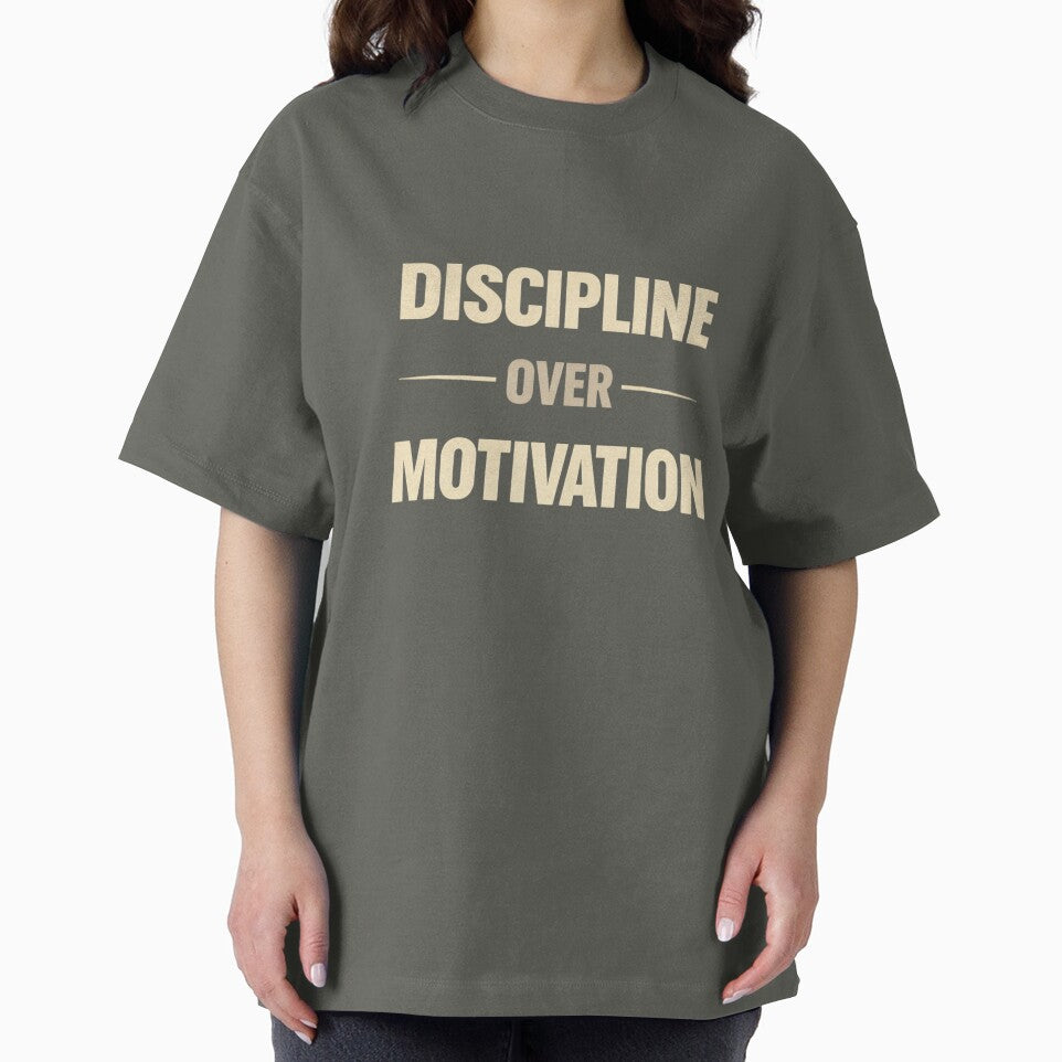 Discipline Over Motivation Gym Workout Shirt by Drip5