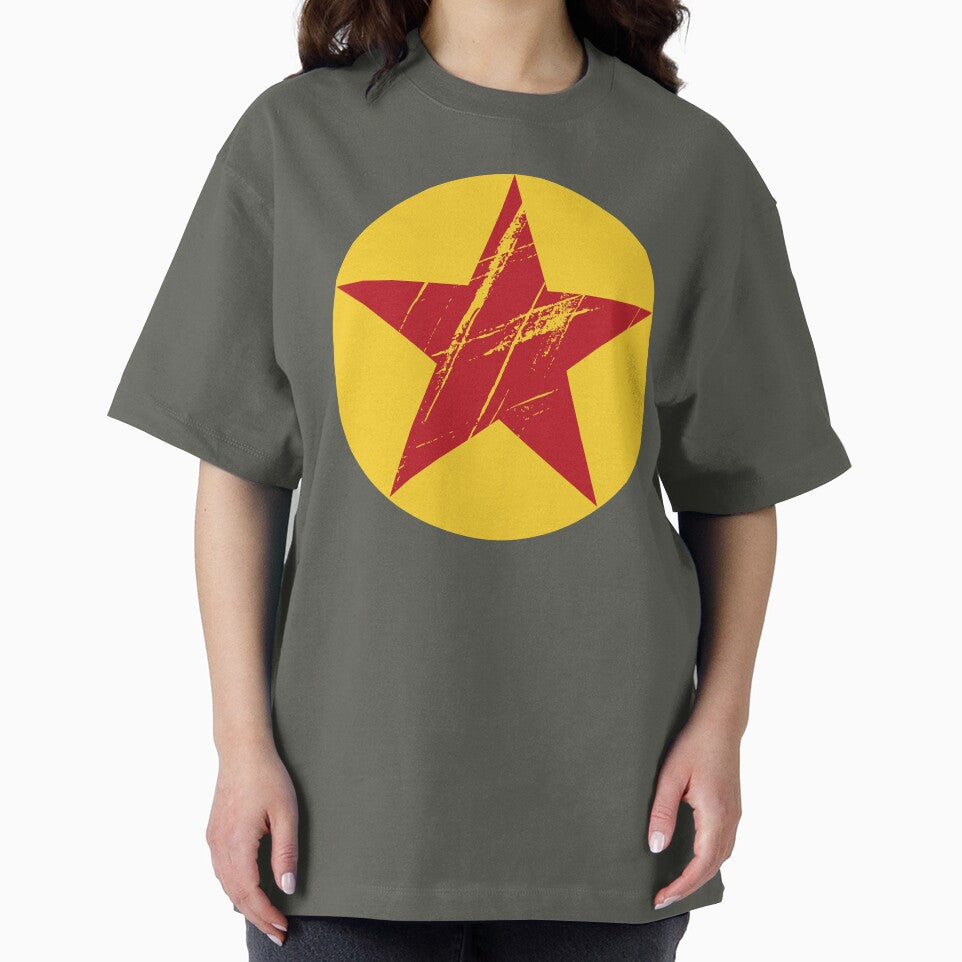 Vintage Red Star – Classic Symbol on a Yellow Background by Marcus Echo Wear