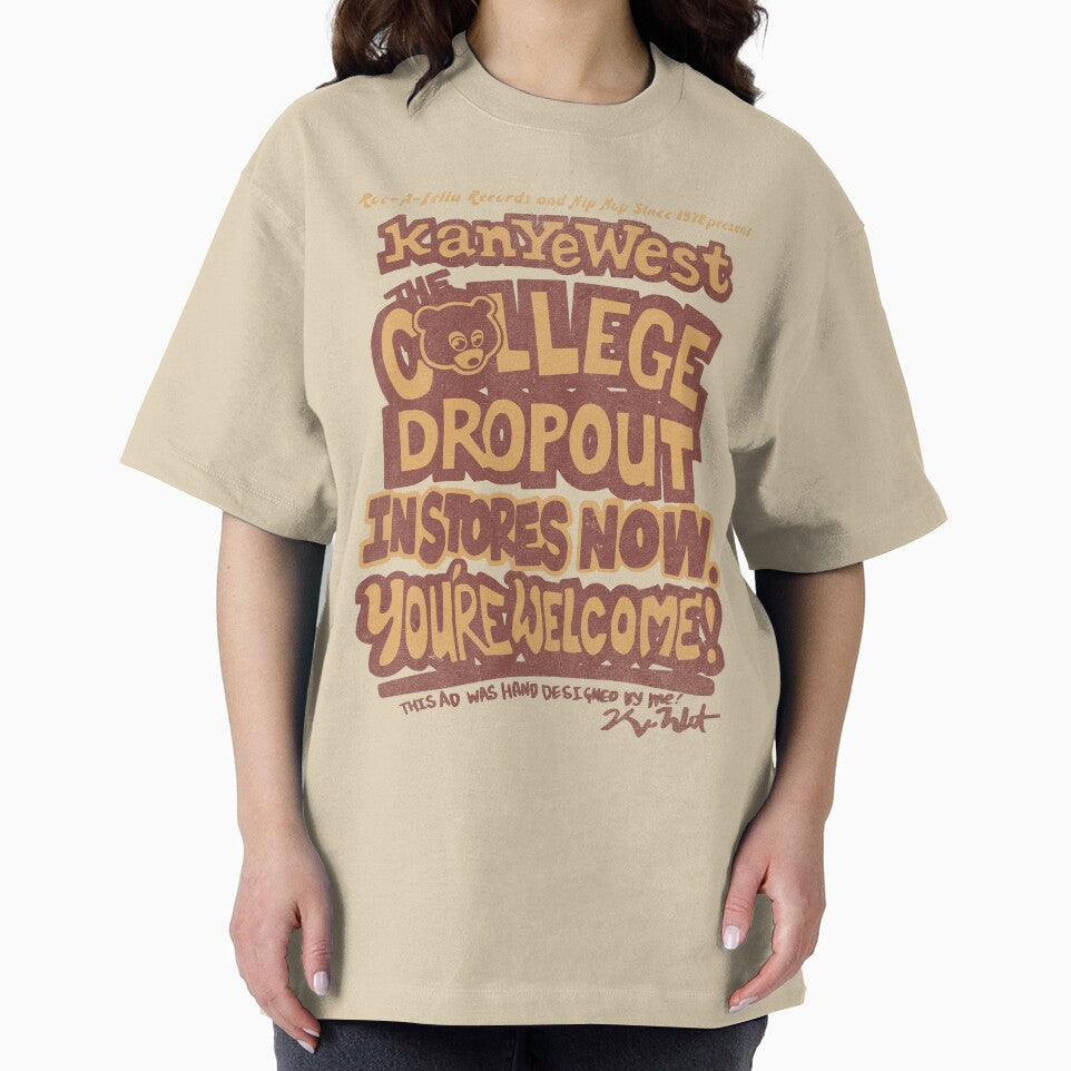 Vintage College Dropout Kanye West Graphic by NapkinDesigns