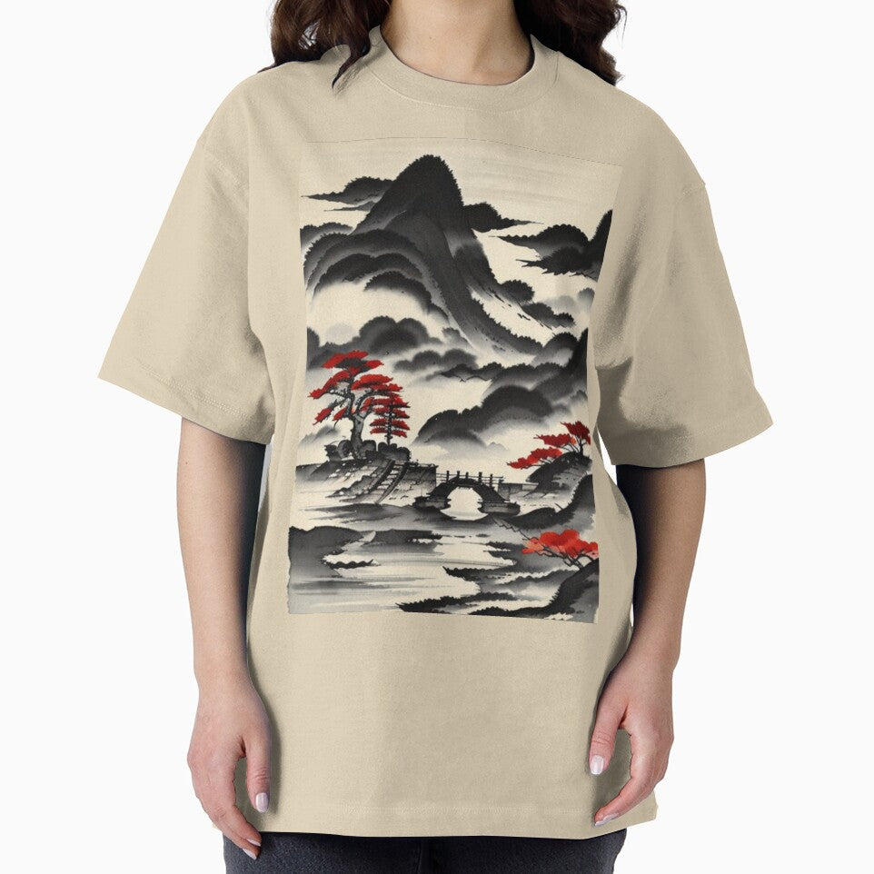 chinese landscape by Avril Rivers