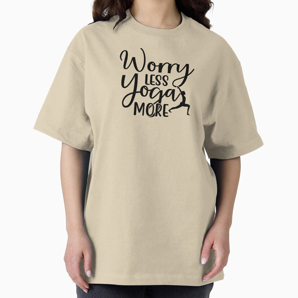 Yoga Saying Worry Less Yoga More Motivational Quotes by SoccaTamam
