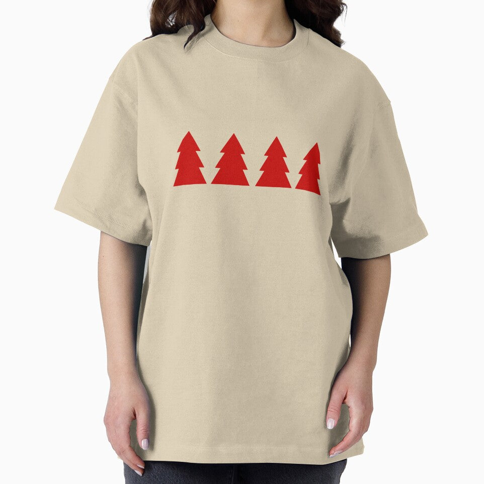 Cedar Trees - Red by TheeForestFox Shop