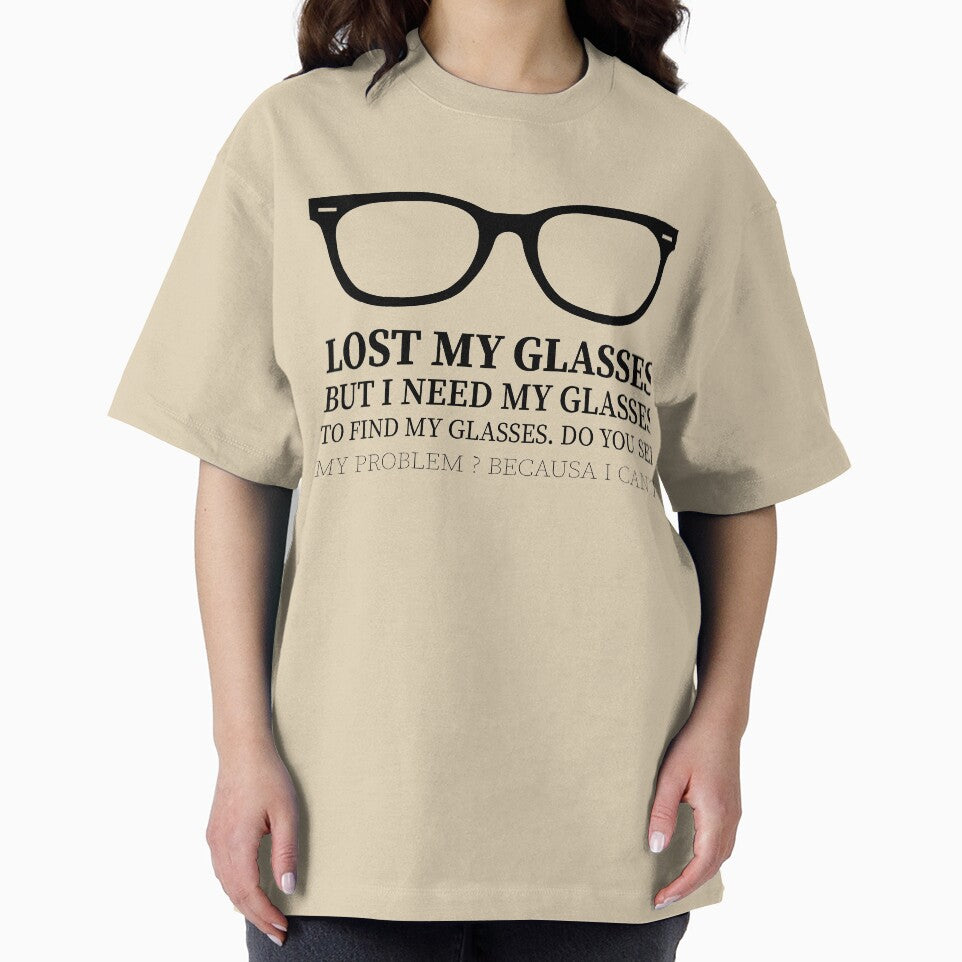 Lost my GLASSES- Unisex Short Sleeve Tee- funny nerdy eye glasses hipster style t-shirt, optometrist eye chart geeky nerd tshirt gift shirt by charaf  ⭐ ⭐ ⭐ ⭐ ⭐ (+99)