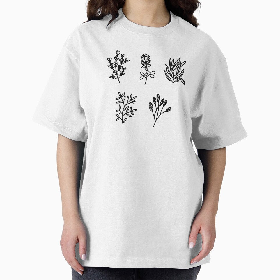 black and white plant sticker pack 2 by megan1007
