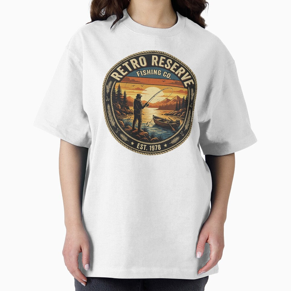 Retro sunset fishing vibes by CREATINGMAD