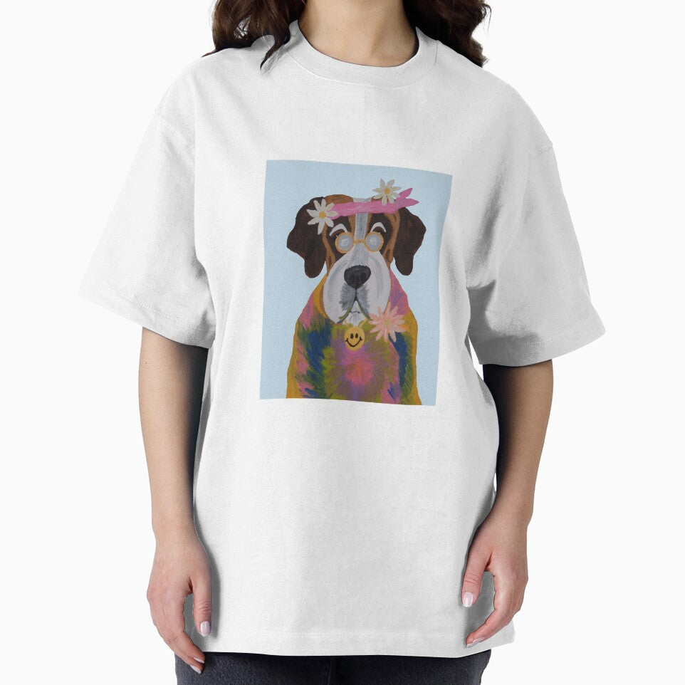 Saint Bernard Hippie by Squirreldumplings