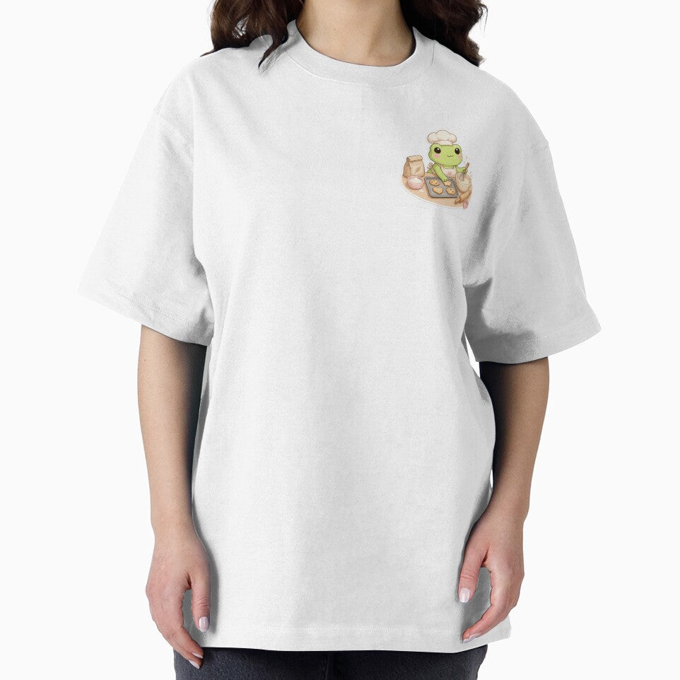 Kawaii Frog Baking Cookies | Cute Baking Frog Sticker by AidaAviles
