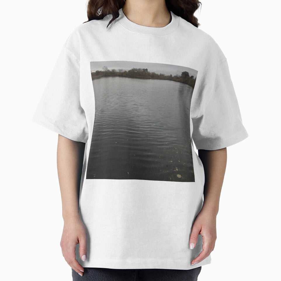 Peaceful Fishing Large Cotton Tote Bag by kittyhello27