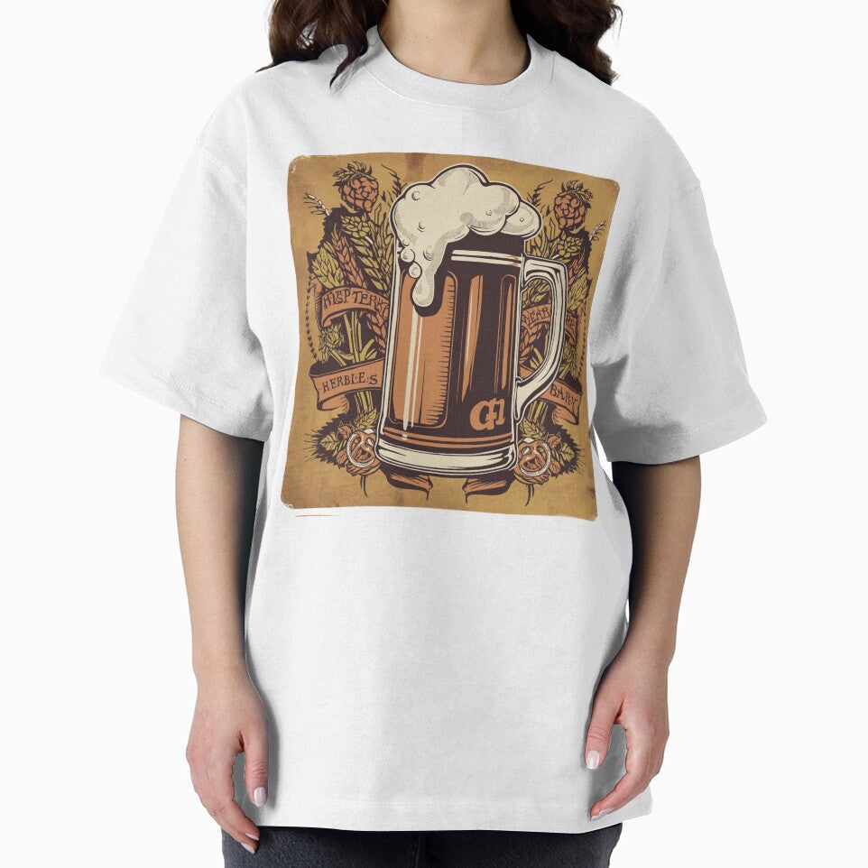 Craft Beer Mug – Bold Vintage Engraving Style Poster by VintageTips