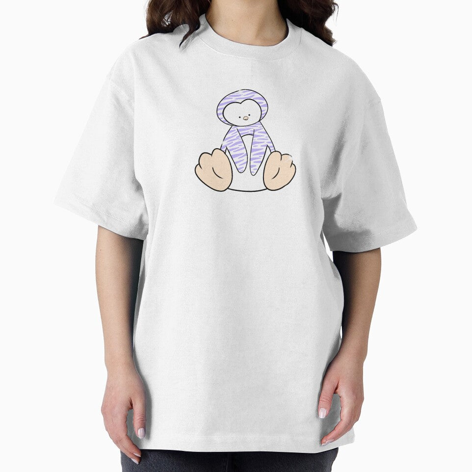 Animal Print Penguin (purple zebra) by gross-girl99