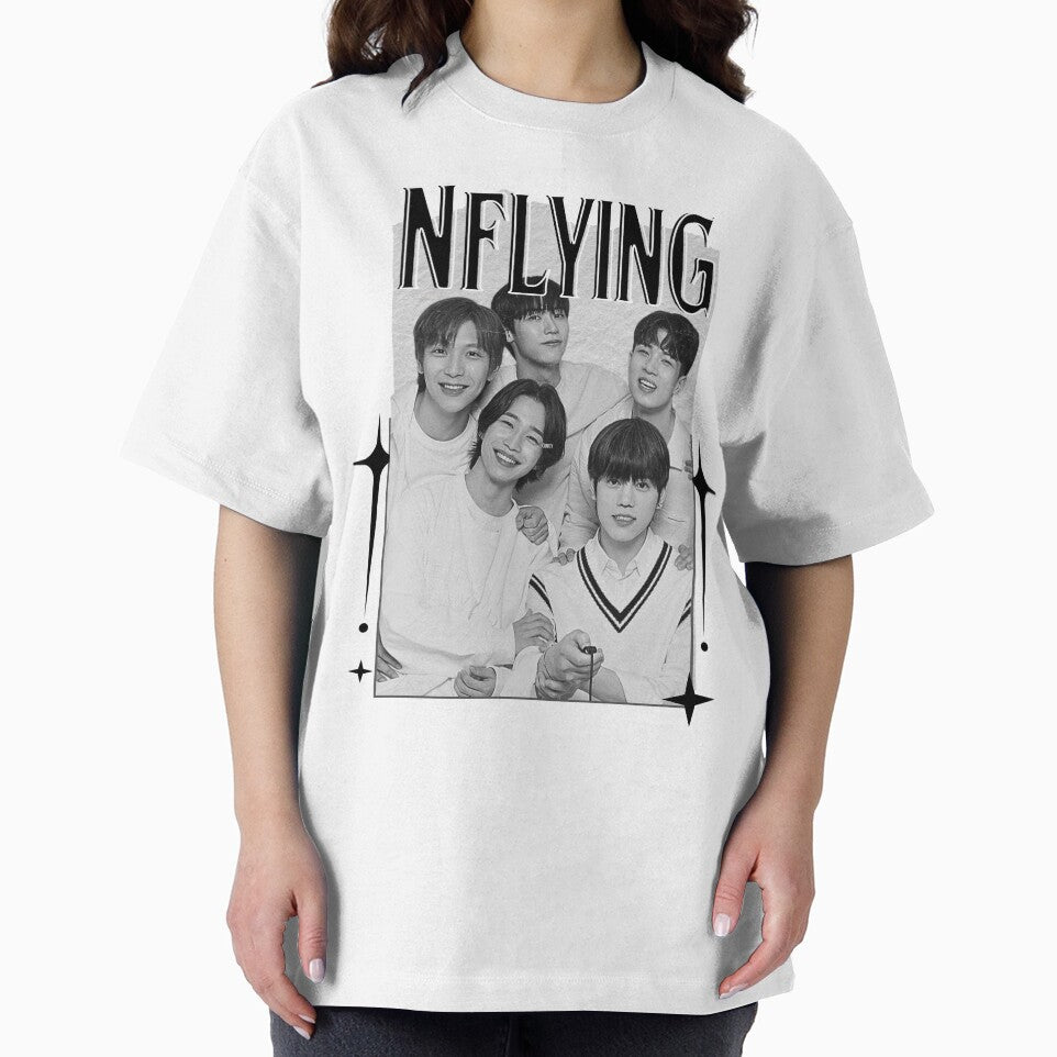 N.Flying Inspired Korean Rock Band Art Kpop Boy group K-music south korean Boy group Scrapbook Collage Cozy Y2K Vintage Design by HELL0WBELLO
