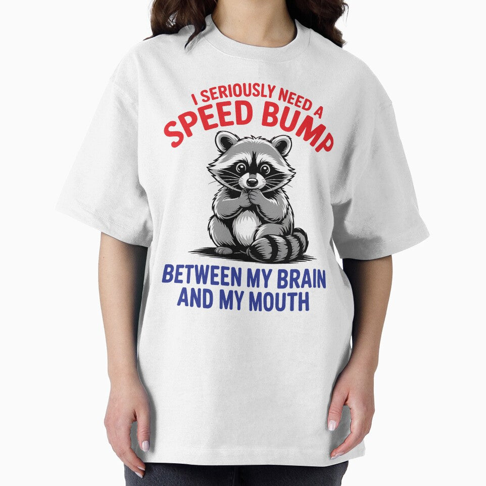 Speed Bump Racoon by CharlottePlaceArt