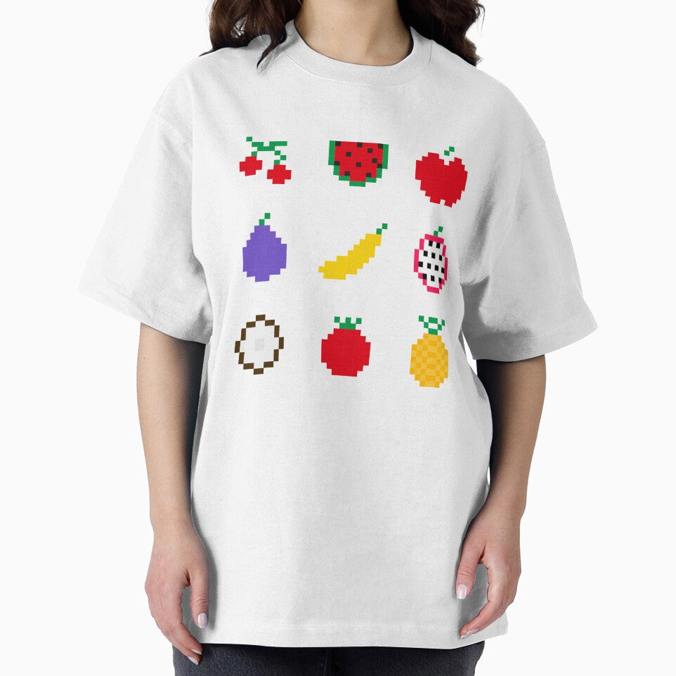 Pixel art fruit pattern by Gabriele Marcucci