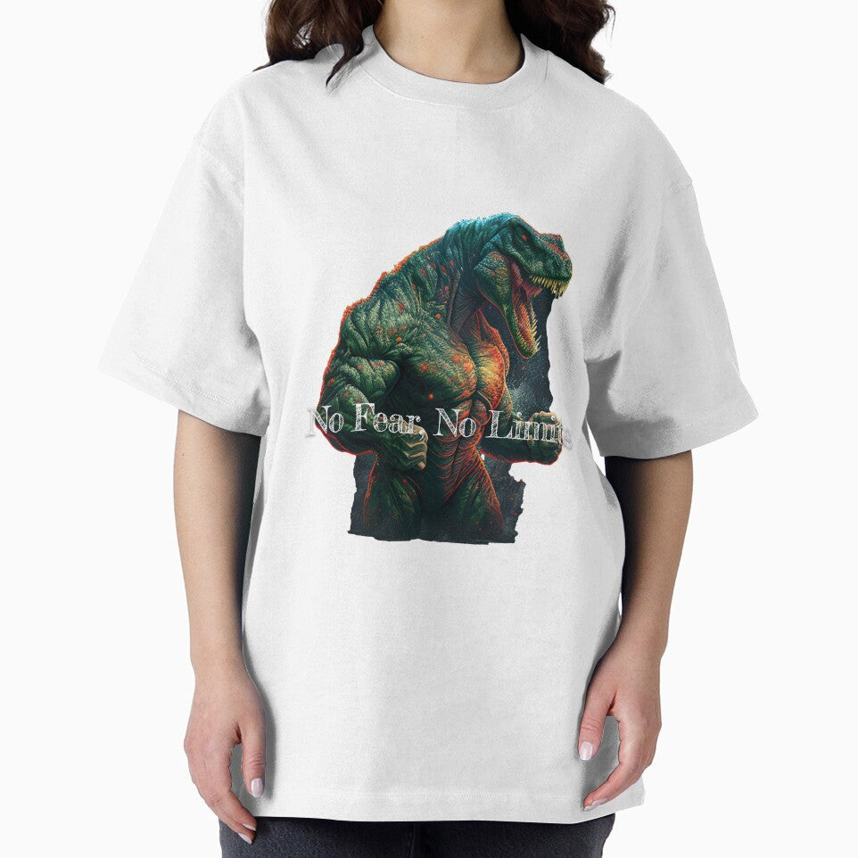 No Fear, No Limits Bodybuilding Fitness Gym Workout Exercise Merch Print Design by tengamerx