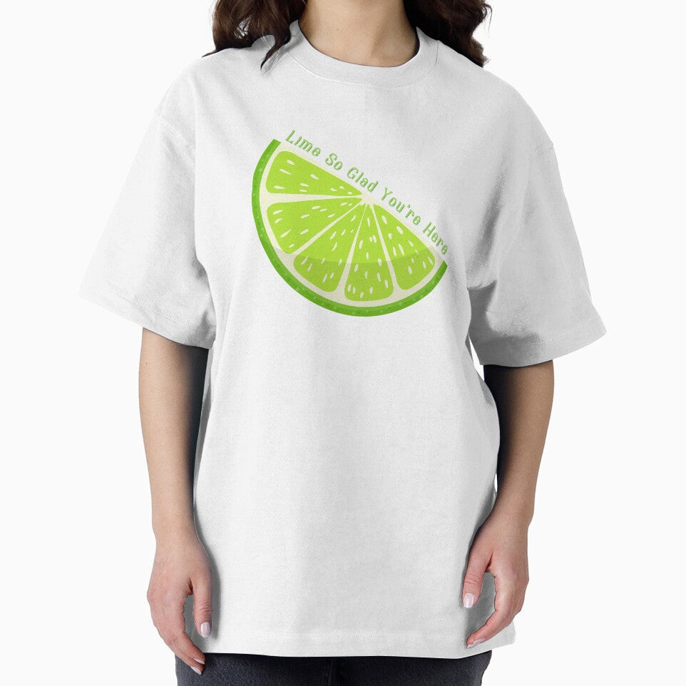 Lime So Glad You are Here Pun by LapillusDesigns