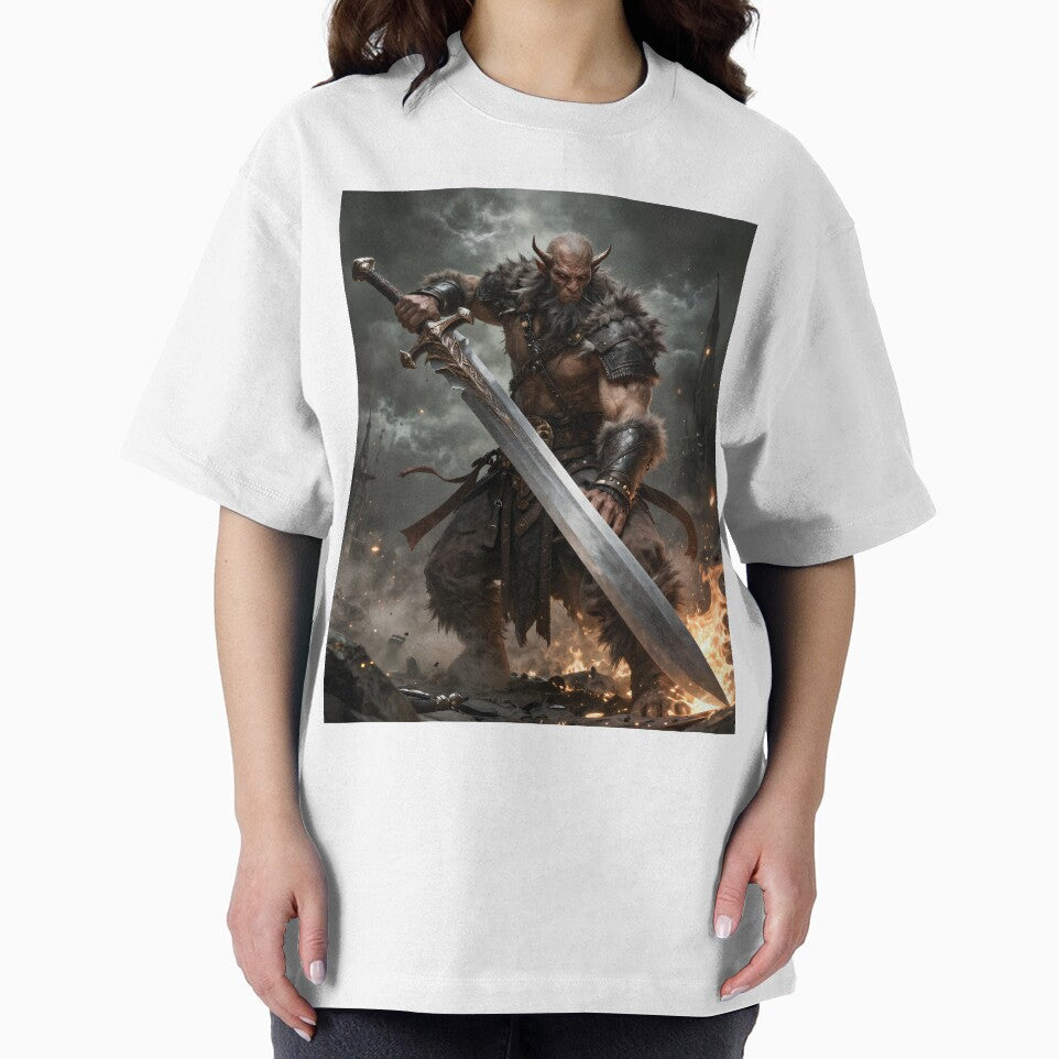 Barbarian Warrior With a Oversized Sword by Mia's Menagerie