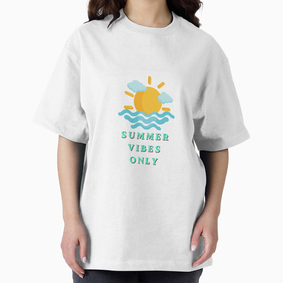 summer Vibes Only Sunset Beach T-Shirt | Ocean Summer Graphic Tee by RKS VIBES
