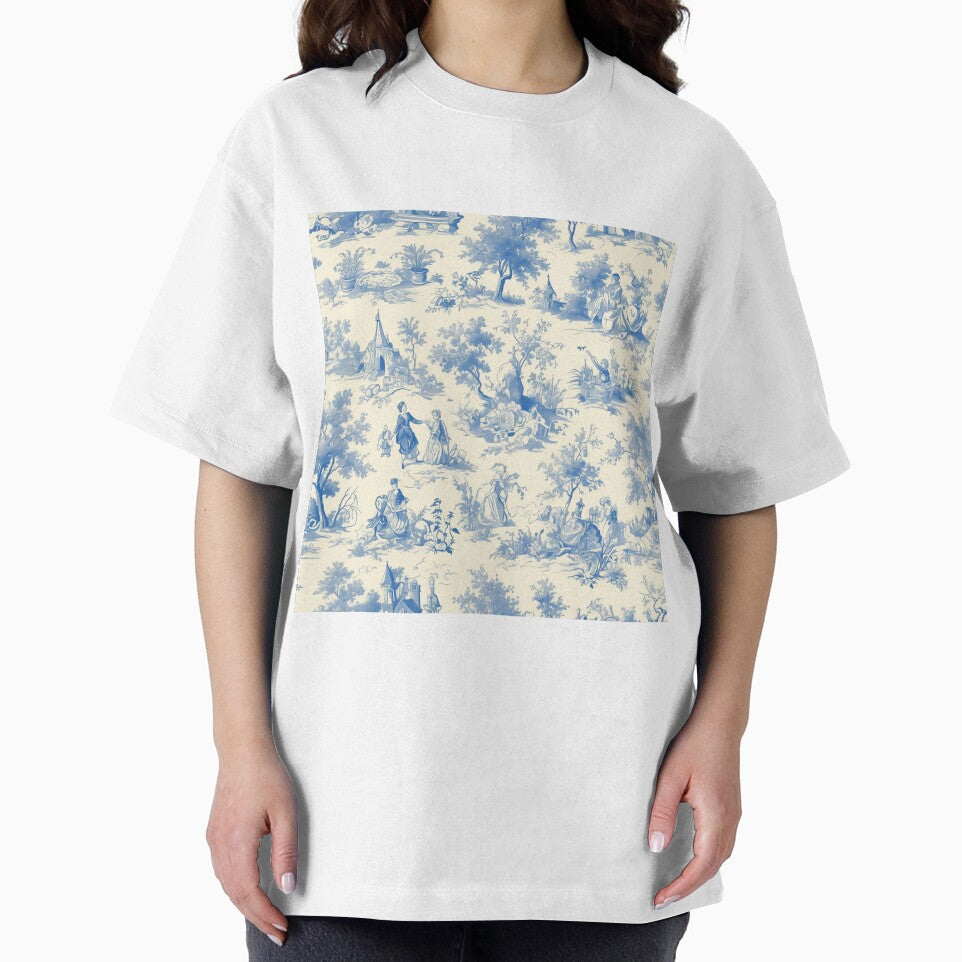 Blue French fabric pattern 001 by emilykang