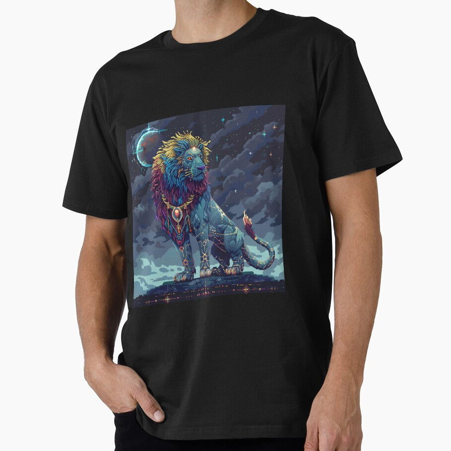Cosmic Lion Pixel Art by Kaos-Bit
