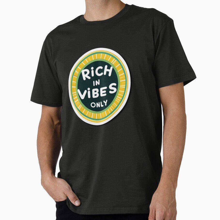 Rich in Vibes only Motivational Sticker by ArtisticAuraCreation