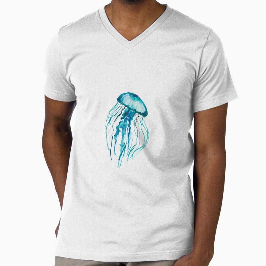 Watercolor Jellyfish by Ilze Lucero