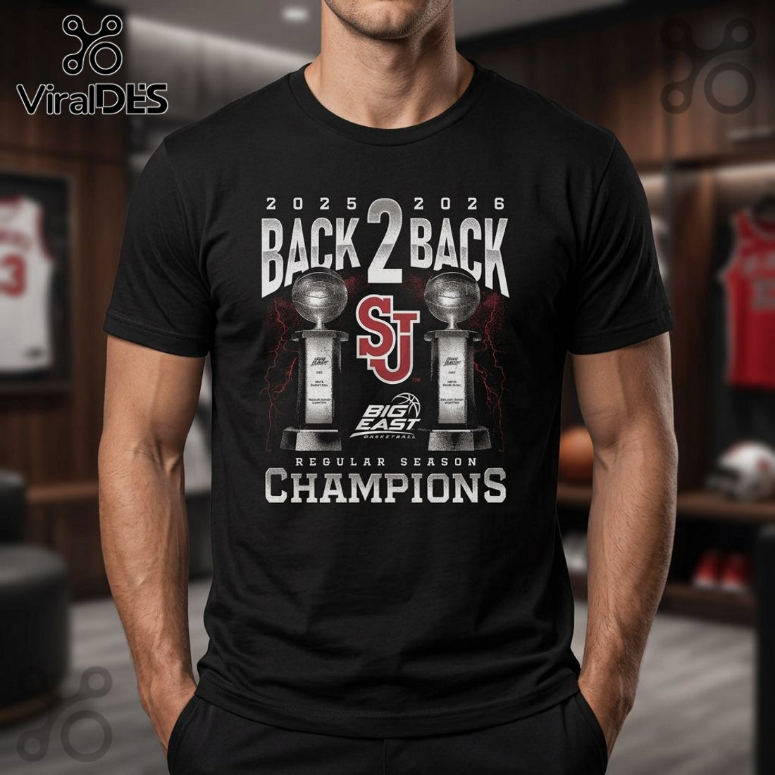 St. John’s Back 2 Back Regular Season Champions Graphic T-Shirt