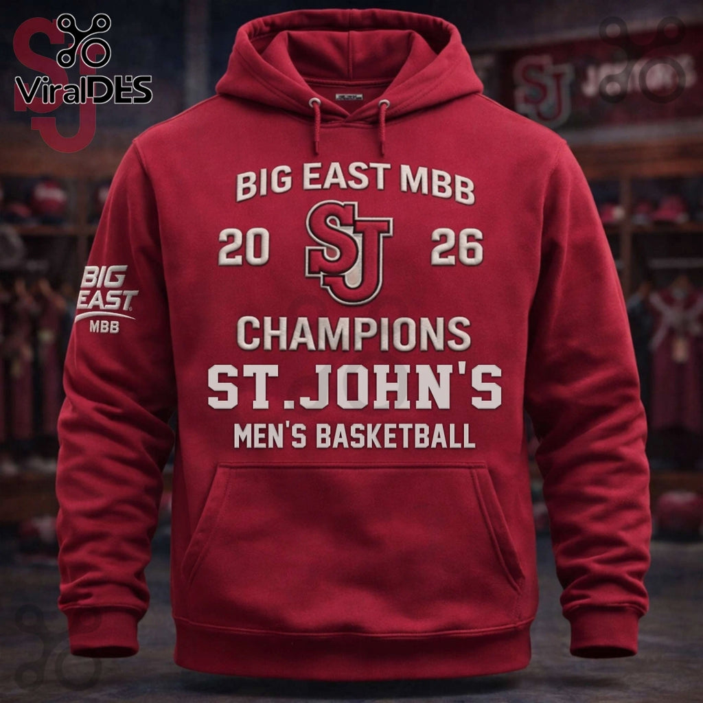 St. John’s Big East Champions Men’s Basketball Premium Hoodie